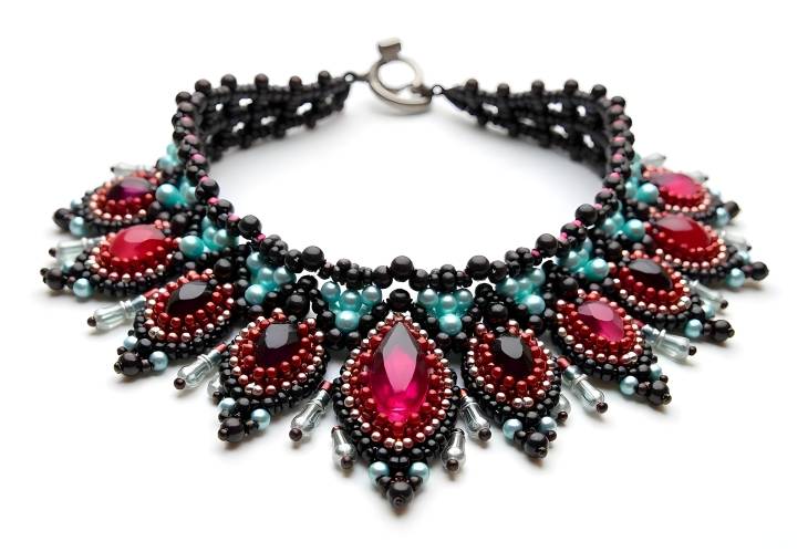 Trendy Beaded Choker Handmade Jewelry Delight