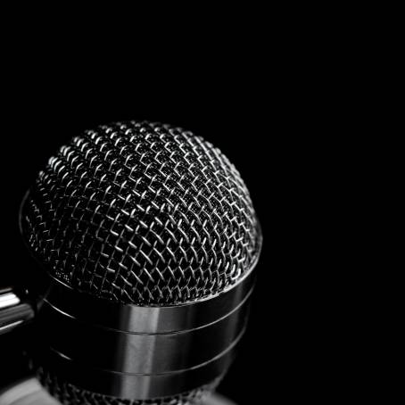 Sleek Black Microphone Designed for Excellence