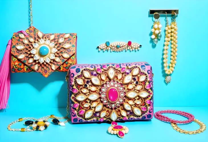 Bright Summer Essentials Stylish Clutches and Jewelry for Women