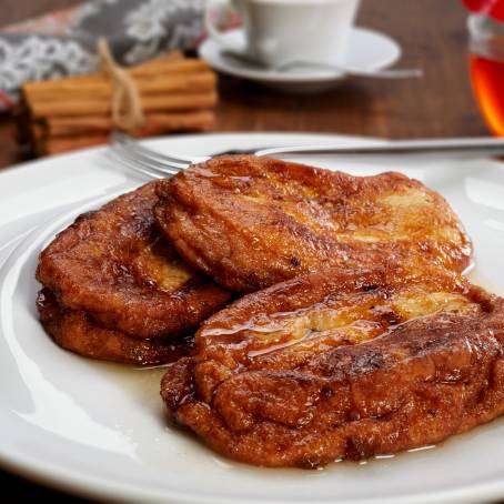 Gourmet French Toast with Sticky Toffee Pecans