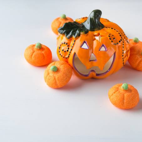 Autumn Bliss Bright Orange Squash Toy Basket