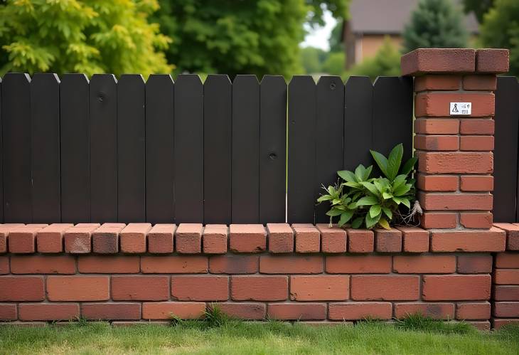 Modern Fence Design Elegant OldWorld Brick Features