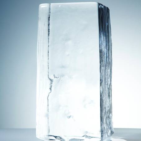 A Large Block of Ice Natures Frozen Canvas