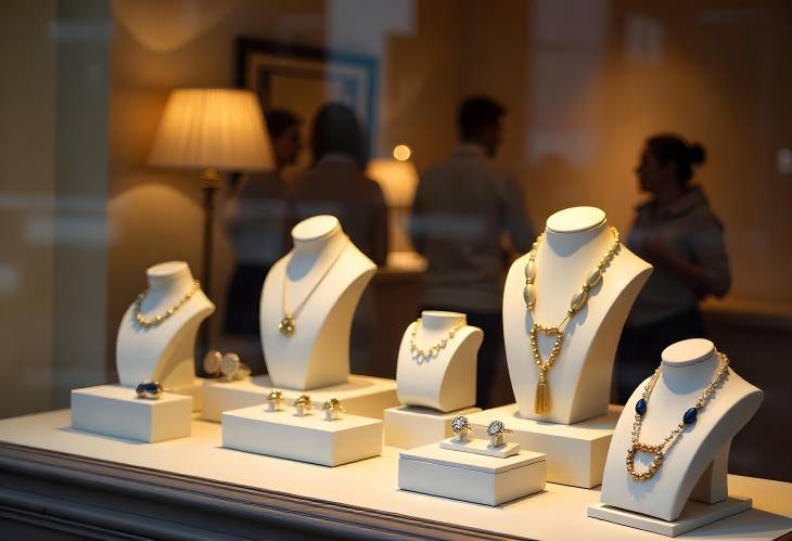 Fashion Jewelry Elegance Stunning Window Display