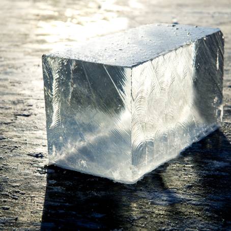 The Beauty of a Large Block of Ice