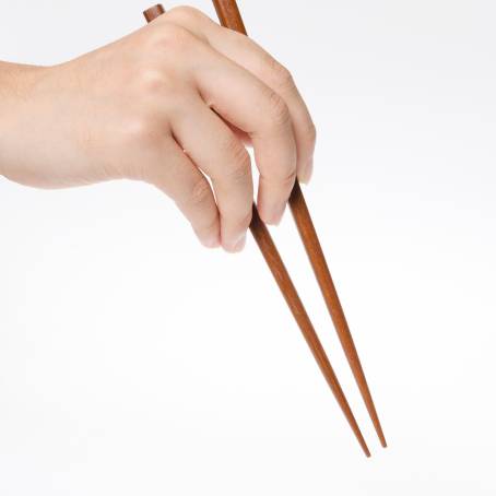 Sustainable Dining Chopsticks on Bamboo Serviette