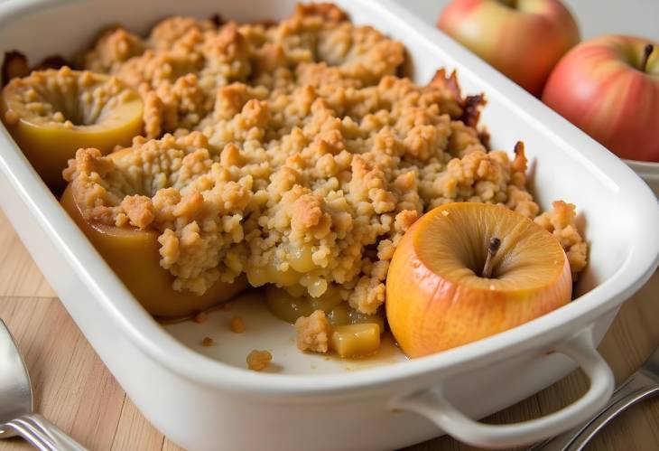 Apple Crumble Bliss A Sweet and Buttery Treat