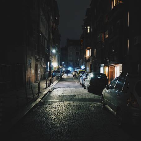 Street Lanterns Illuminating the Night