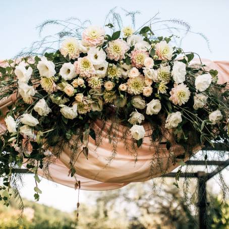 Ceiling Blooms Luxury Floral Arrangements for Weddings