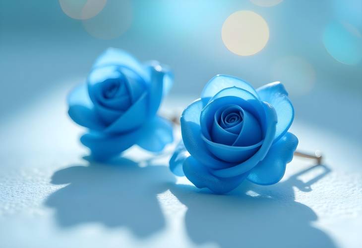 Artistic Blue Rose Earrings to Elevate Your Style