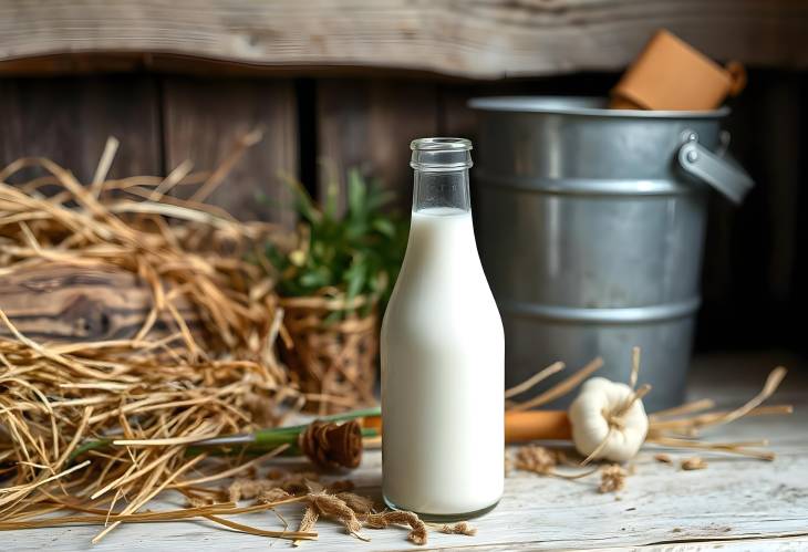 Savor the Rustic Beauty of Fresh Farm Milk