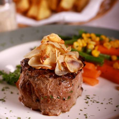 Gourmet Indulgence Beef Fillet Steak with Sea Salt