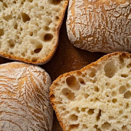 Savoring Rye Bread Isolated CloseUp