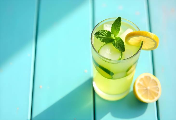 Summer Detox Refreshing Mint, Cucumber, and Lemon Elixir