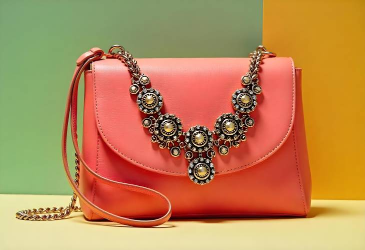 Chic and Bright Summer Fashion Accessories Ladies Clutches and Jewelry