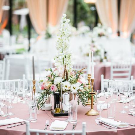 Ceiling Blooms Mini Vases for Luxurious Weddings