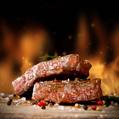 Savor the Juiciness Beef Fillet Steak with Sea Salt