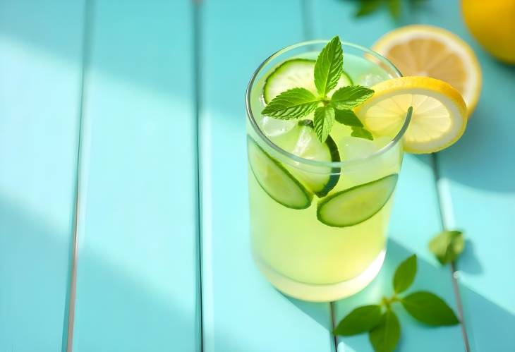 Revitalizing Summer Drink Mint and Cucumber Cooler