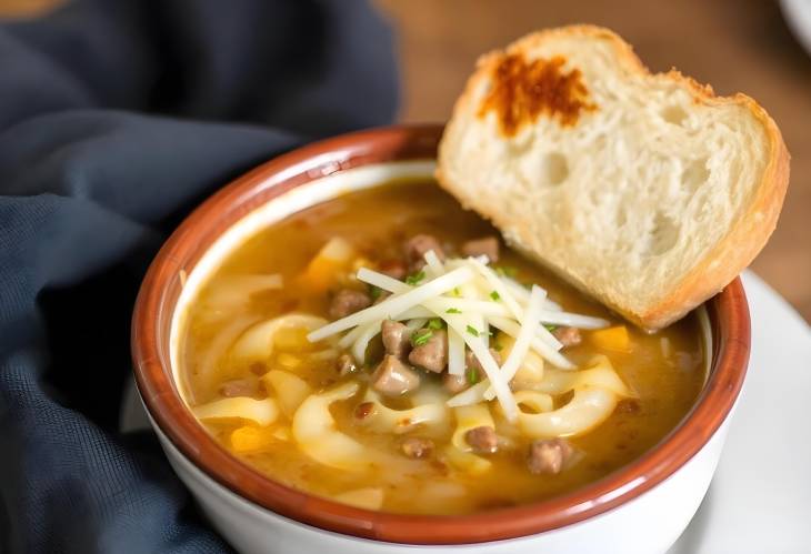 Rich and Flavorful Traditional French Onion Soup