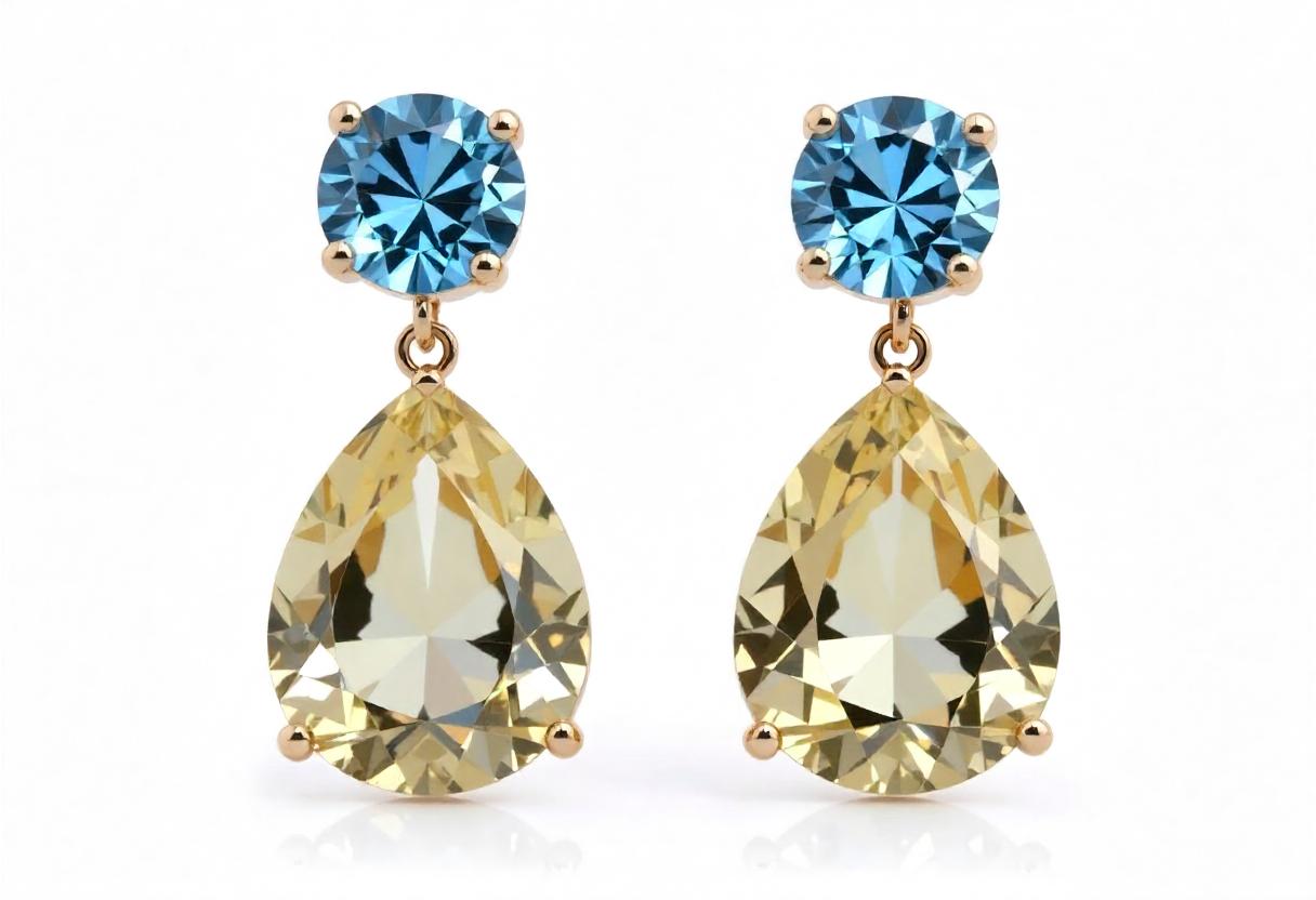 Exquisite Sapphire and Diamond Drop Earrings for Glamorous Looks