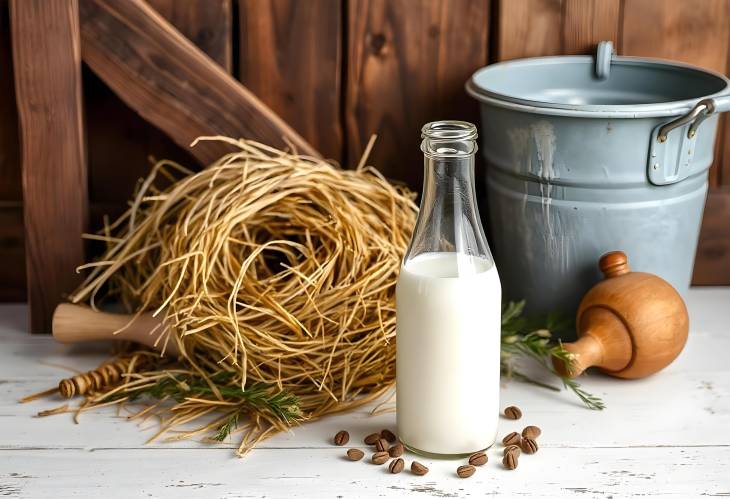 Farm Fresh Milk A Cozy Rustic StillLife