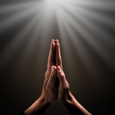 Hope and Faith Hands in Prayer