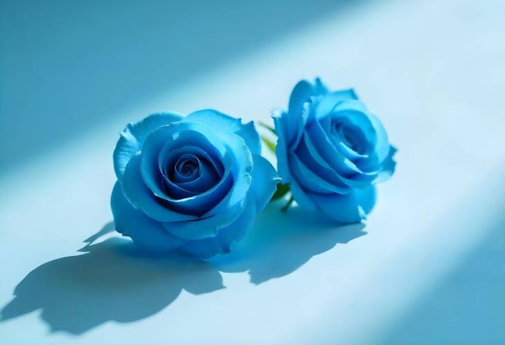 Charming Blue Rose Earrings for a Touch of Whimsy