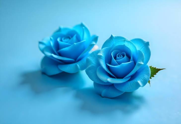 Delicate Blue Rose Earrings for Everyday Glamour