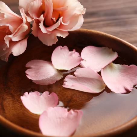 Charming White and Pink Roses Natures Delight