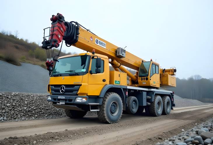 The Engineering Marvel Truck Crane at Grodno Hydropower Plant