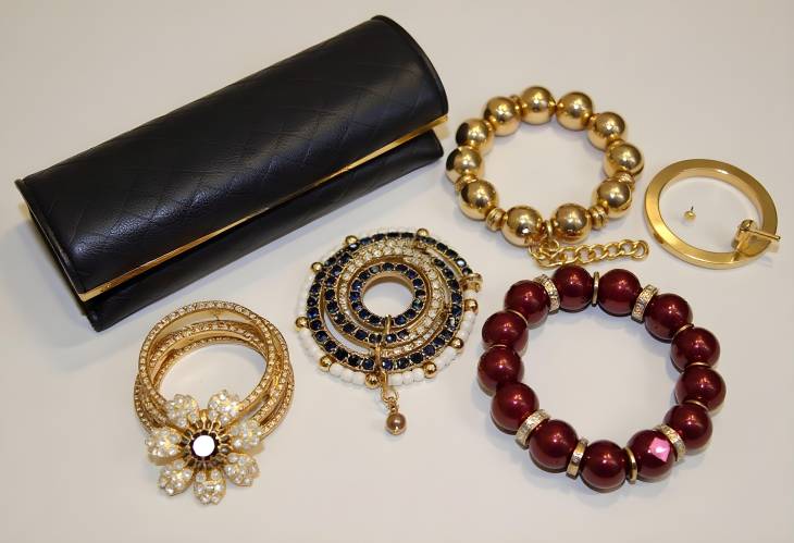 Glamorous Ladys Accessories Necklaces, Bracelets, and More