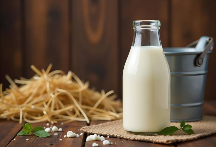 Fresh Milk in a Rustic Setting Farm Life Essentials