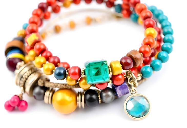 Colorful Jewelry and Funky Bracelets A Playful Collection