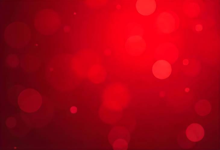 Luxurious Red Glitter Background with Abstract Blur