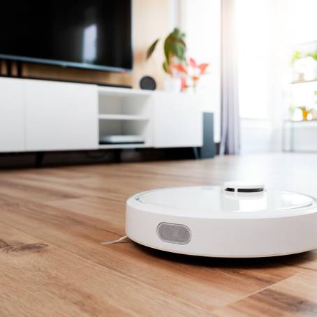 Convenience at Your Feet Robotic Vacuum in Action