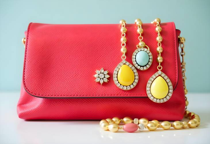 Bright Summer Clutches and Jewelry Essential Fashion Accessories for Ladies