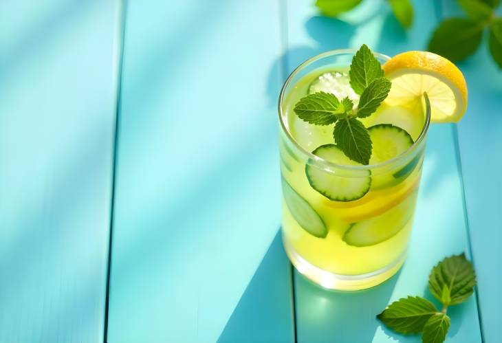 Cucumber Mint Lemonade Refreshing Summer Detox Drink