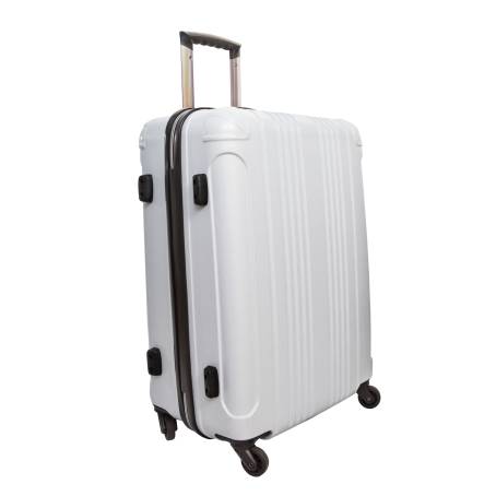 Silvery Suitcase A Modern Take on Travel