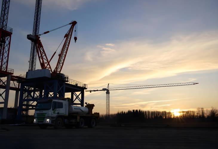 Powering the Future Truck Crane at Grodno Hydropower Plant