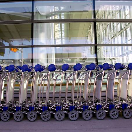 Streamlined Luggage Carts Essential for Modern Airports