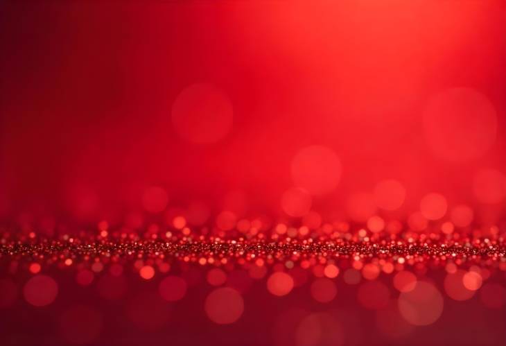 Gorgeous Red Glitter Abstract Background with Focus Effect