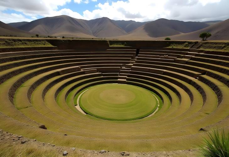 Moray is an archaeological site located near the town of Maras in the Sacred Valley of the Incas, ne