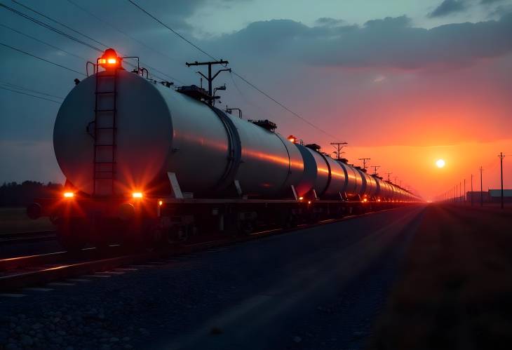 Atmospheric Fuel Transport Tanks on the Rails