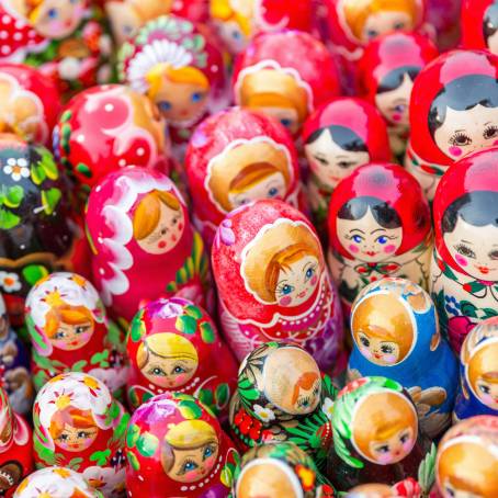 Timeless Tradition Russian Babushka Nesting Dolls