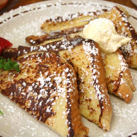 Decadent French Toast with Sticky Toffee Pecans