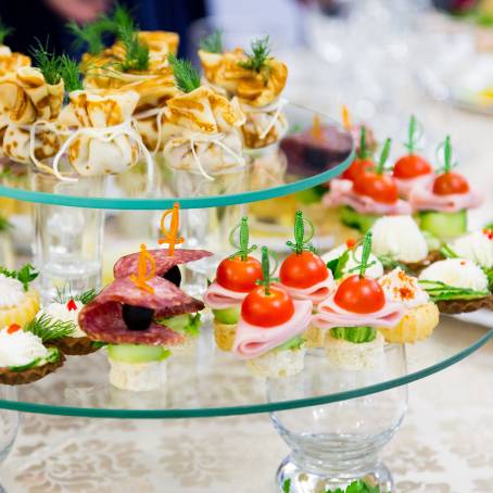 Chic Canaps Stylish Snacks for Your Reception