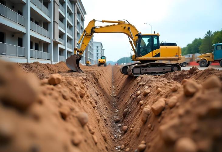 Excavation for Sewage Systems Trenches and Foundations