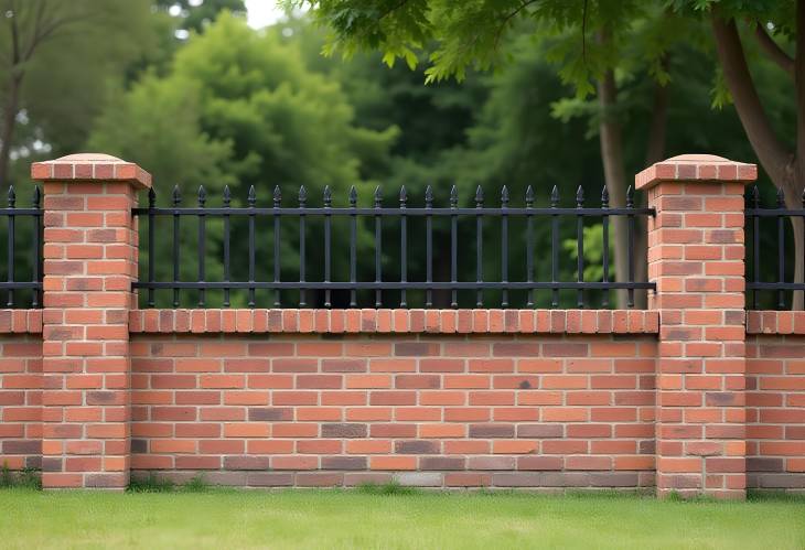 Modern Meets Traditional A Unique Brick Fence Design