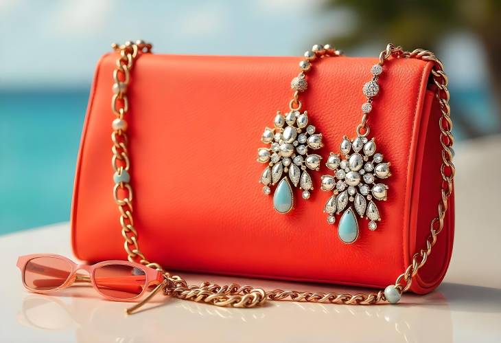 Chic and Bright Accessories for Summer Stylish Clutches and Jewelry