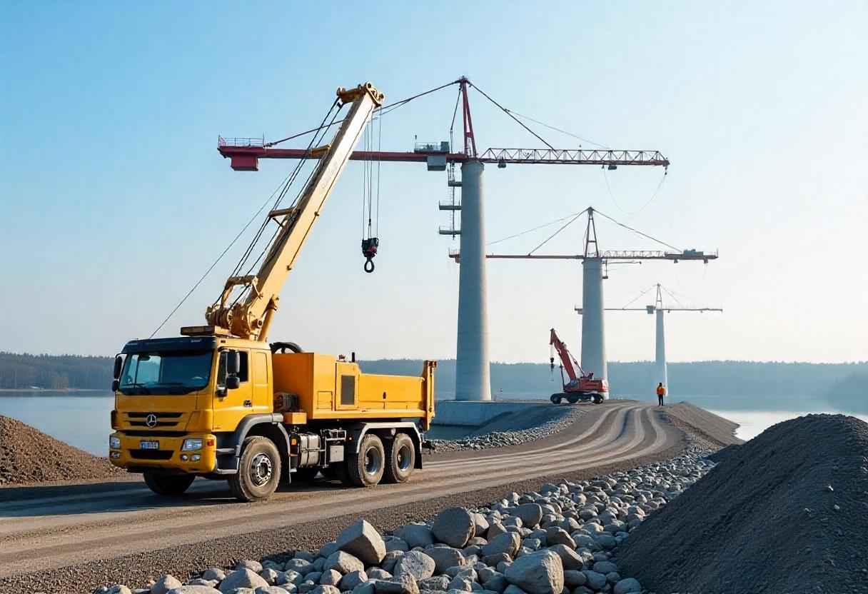 Grodnos Hydropower Project A Cranes Role in Construction